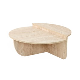 Hanah Home Mesa de café Podium Travertino
